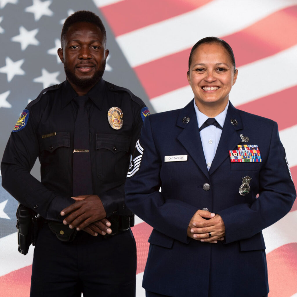 Military Phoenix Police Officers