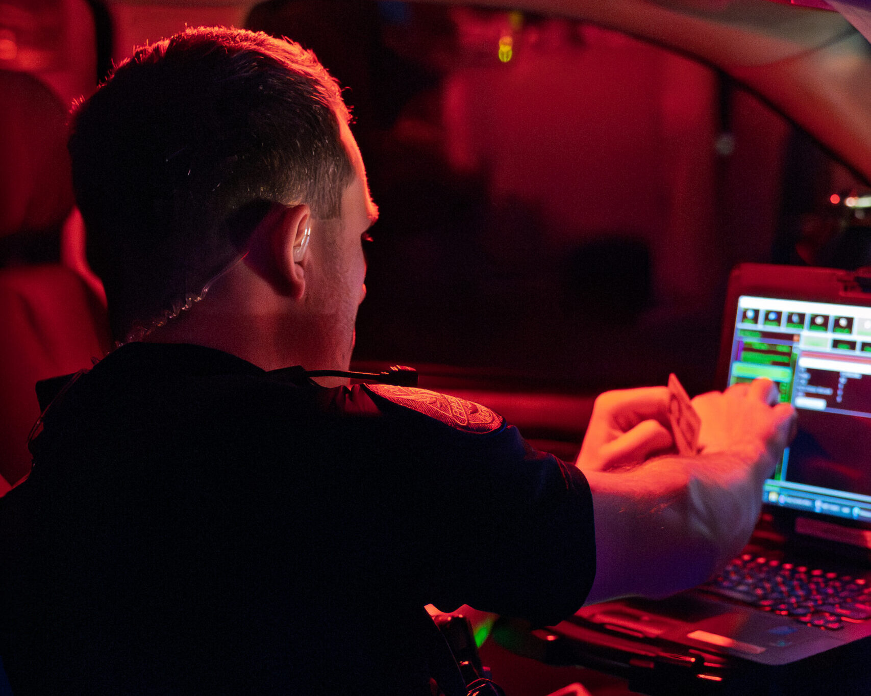 officer and computer